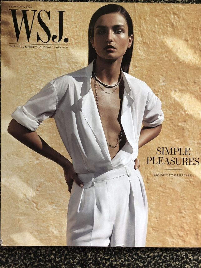 WSJ magazine side cover  February 2014
