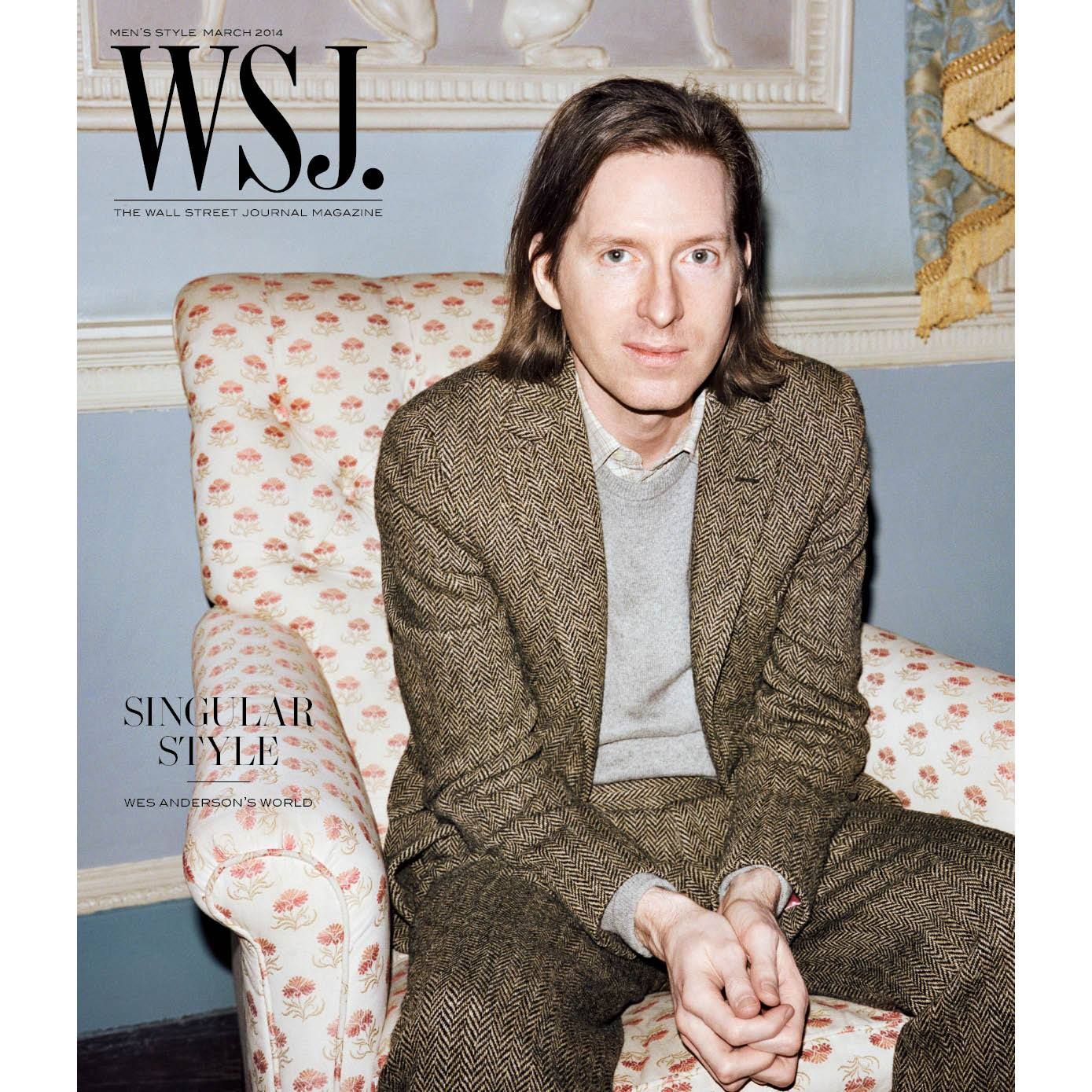 WSJ magazine side cover  March 2014