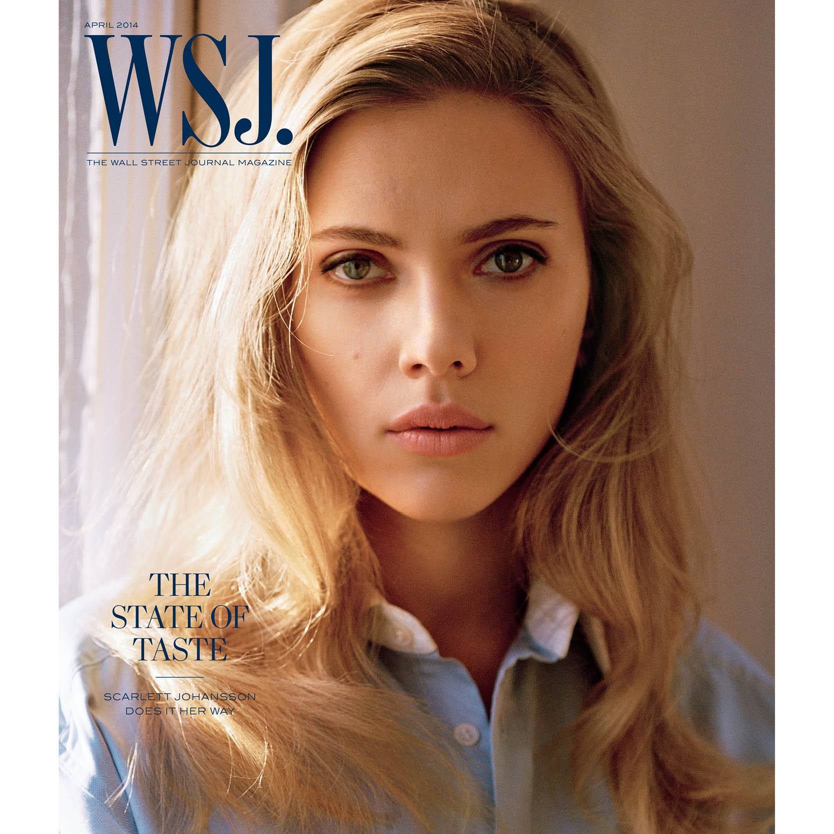 WSJ magazine side cover  April 2014
