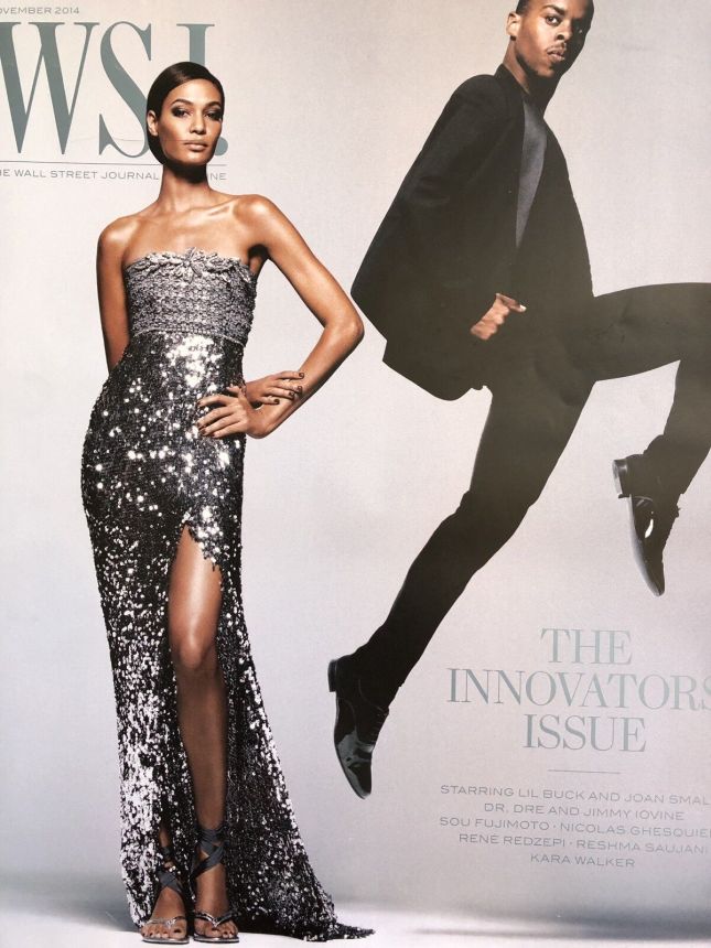 WSJ magazine side cover  November 2014