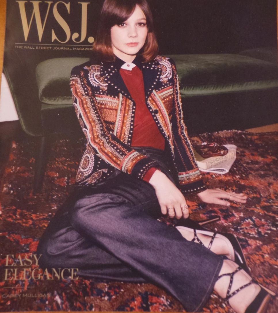 WSJ magazine side cover  May 2015