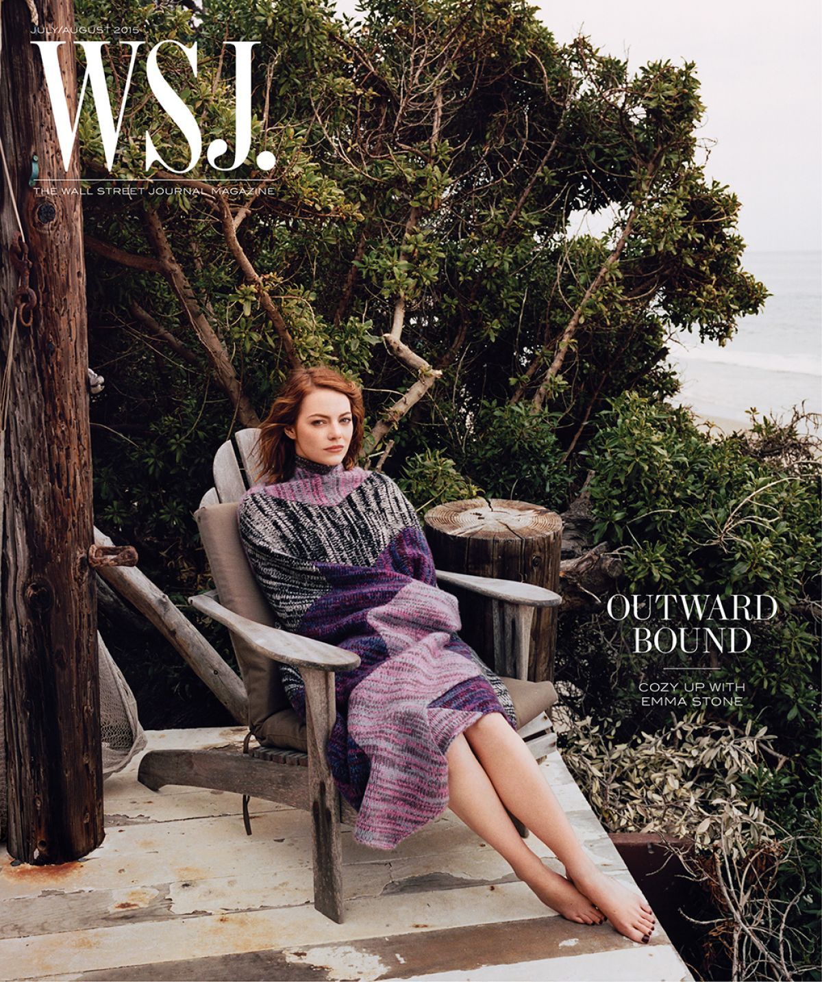 WSJ magazine side cover  July/August 2015
