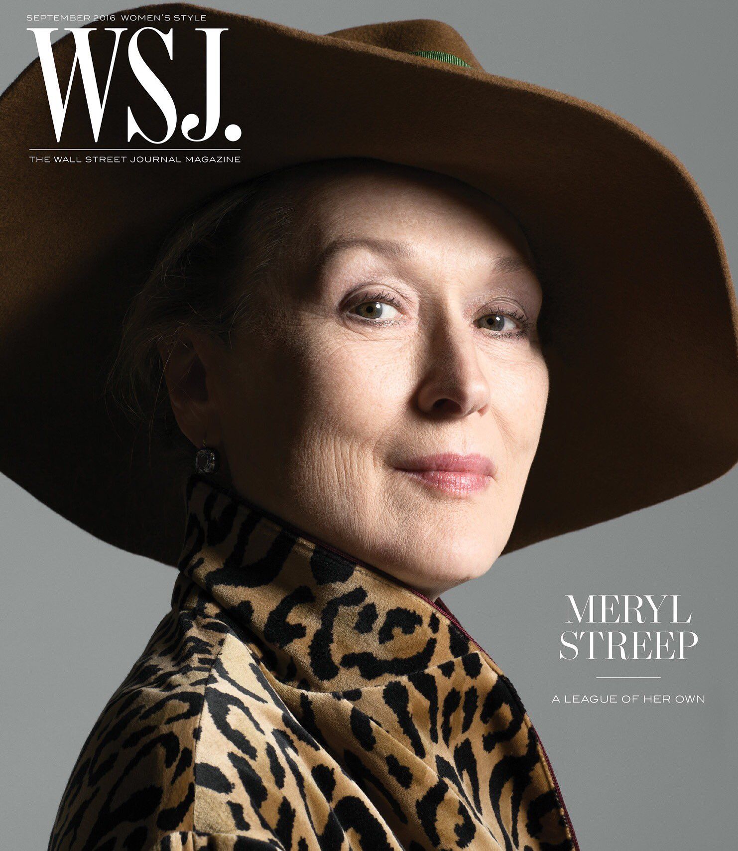 WSJ magazine side cover  September 2016