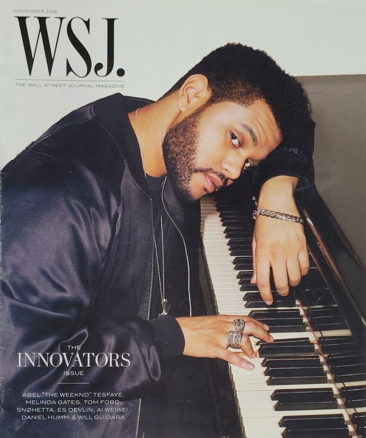 WSJ magazine side cover  November 2016