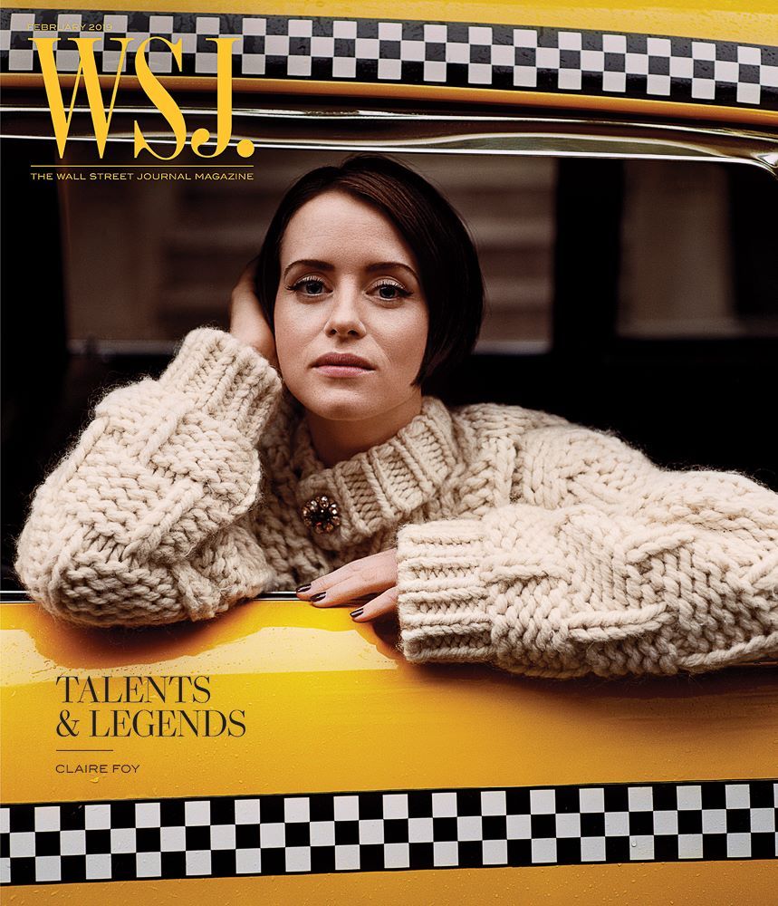 WSJ magazine side cover  February 2019