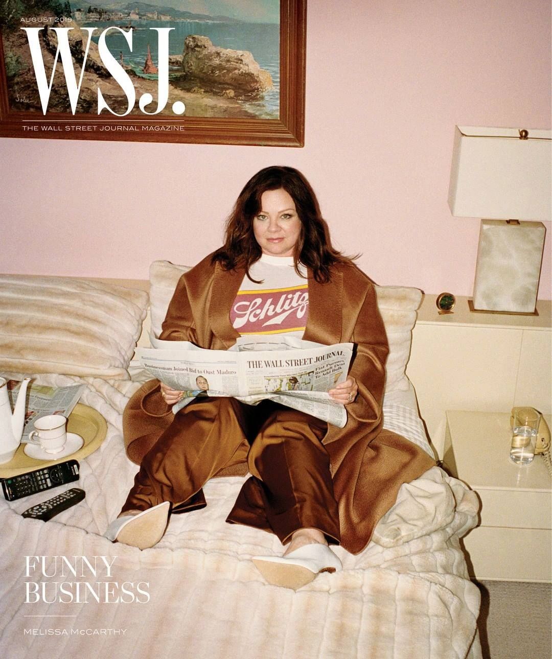 WSJ magazine side cover  August 2019