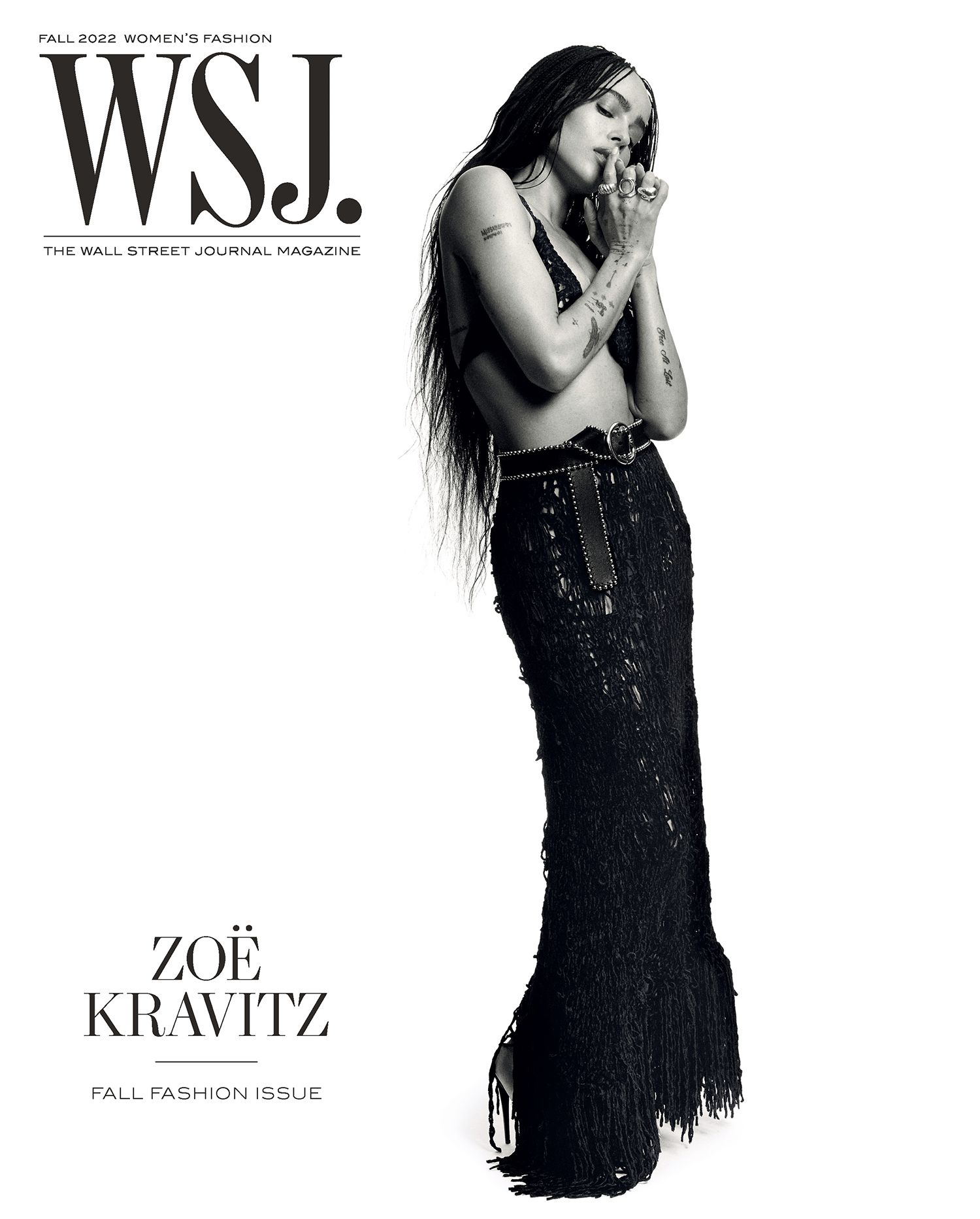 WSJ magazine side cover  August 2022
