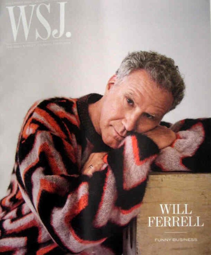 WSJ magazine side cover  December 2022/ January 2023 