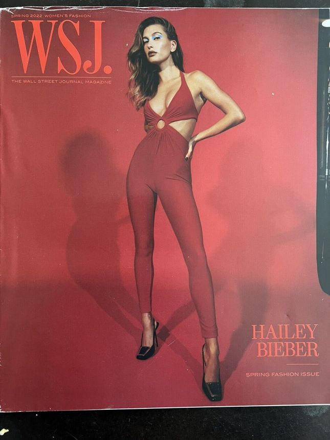 WSJ magazine side cover Spring 2022