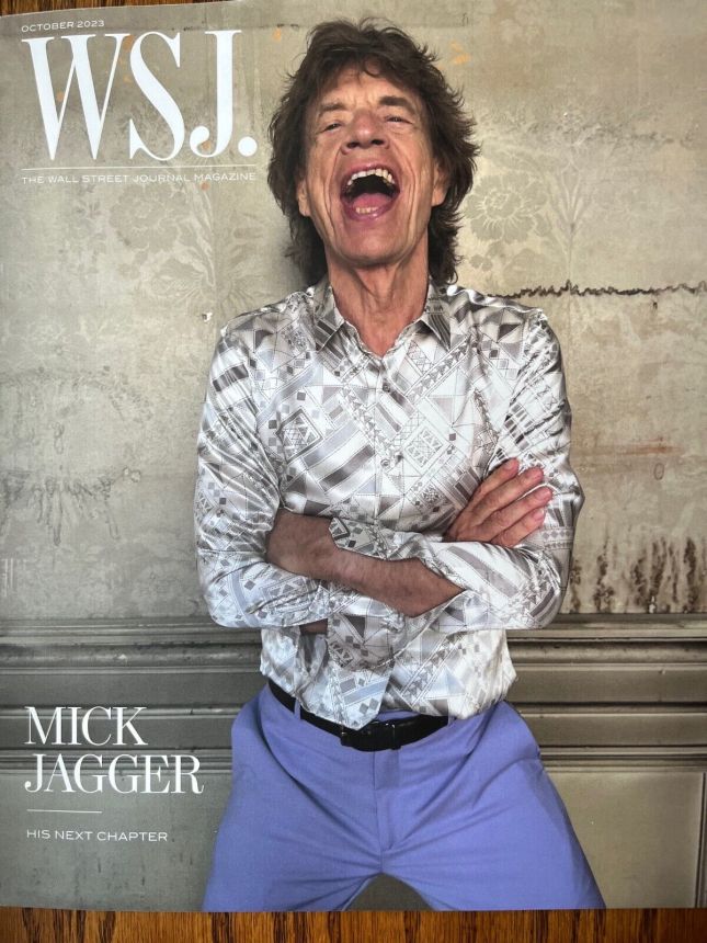 WSJ magazine side cover  October 2023