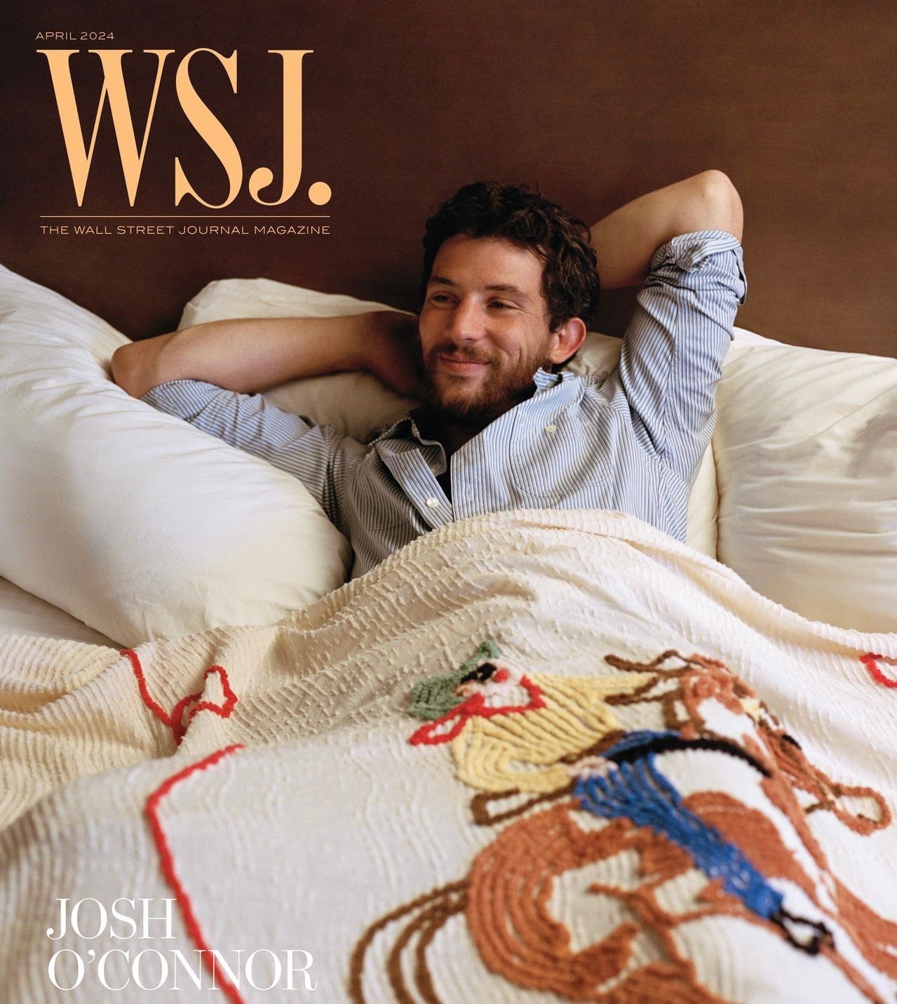 WSJ magazine side cover  April 2024