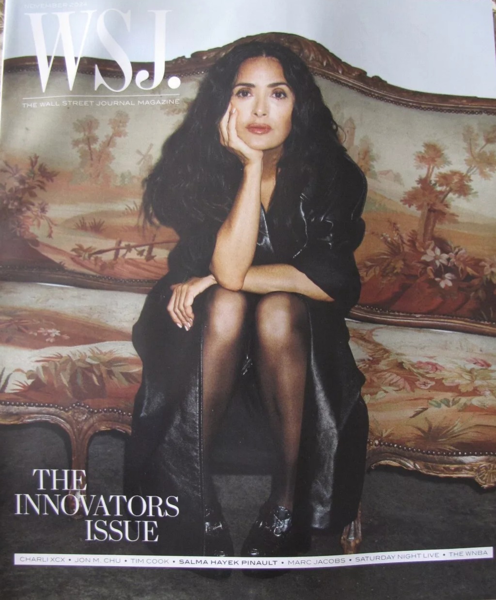 WSJ magazine side cover Issue 158  November 2024