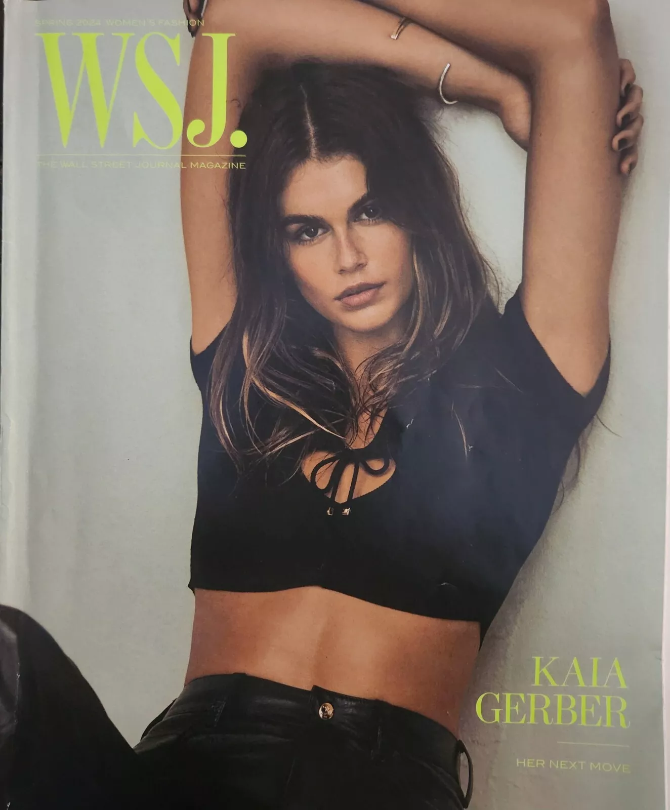 WSJ magazine side cover Spring 2024