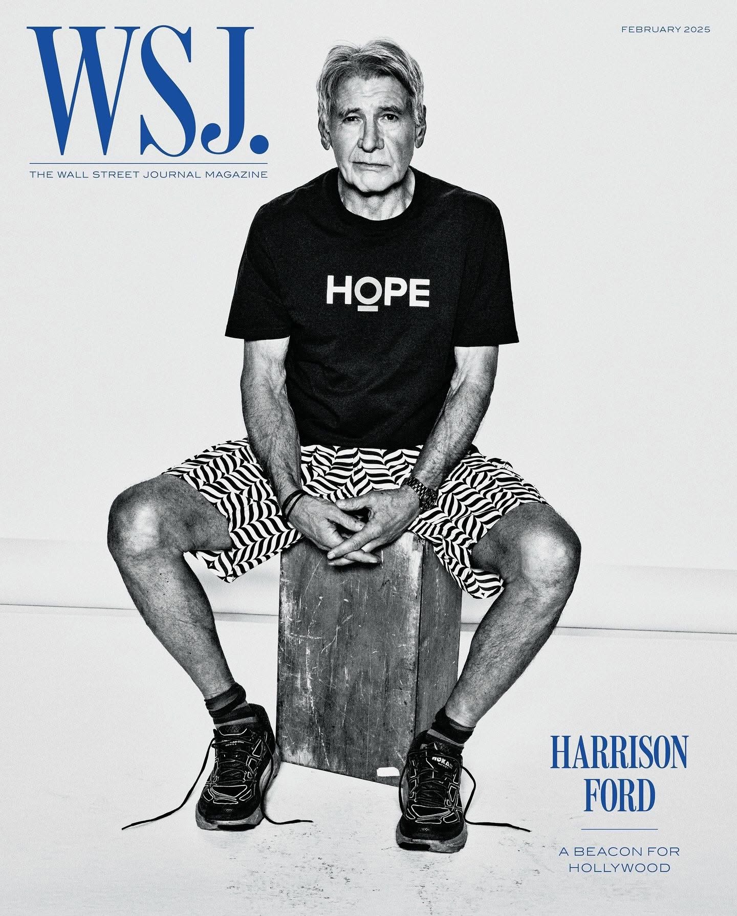 WSJ magazine side cover  February 2025