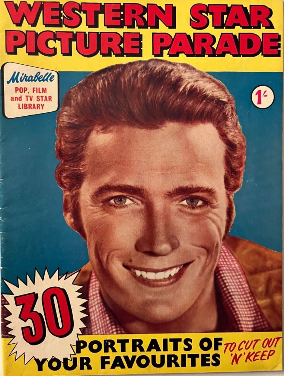 WESTERN STAR PICTURE PARADE magazine side cover  1960