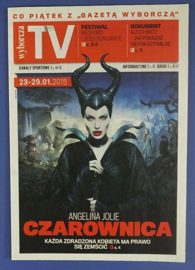 WYBORCZA TV magazine side cover 23 January 2015