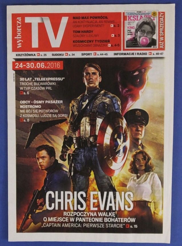 WYBORCZA TV magazine side cover 24 June 2016