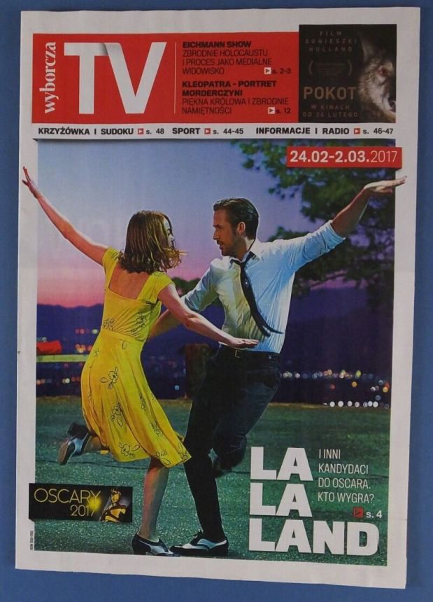 WYBORCZA TV magazine side cover 24 February 2017