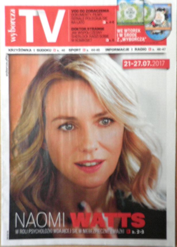 WYBORCZA TV magazine side cover 21 July 2017