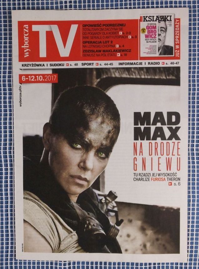 WYBORCZA TV magazine side cover 6 October 2017