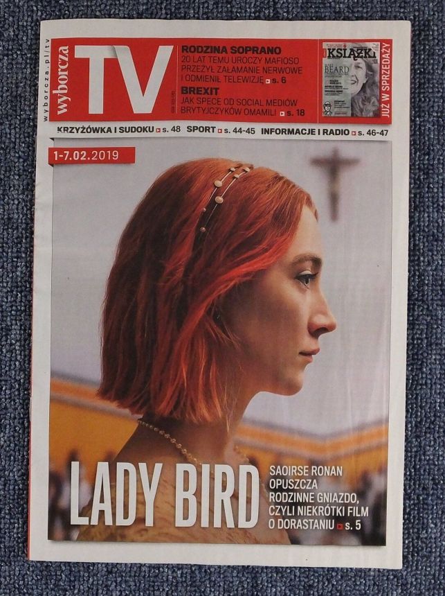 WYBORCZA TV magazine side cover 1 February 2019