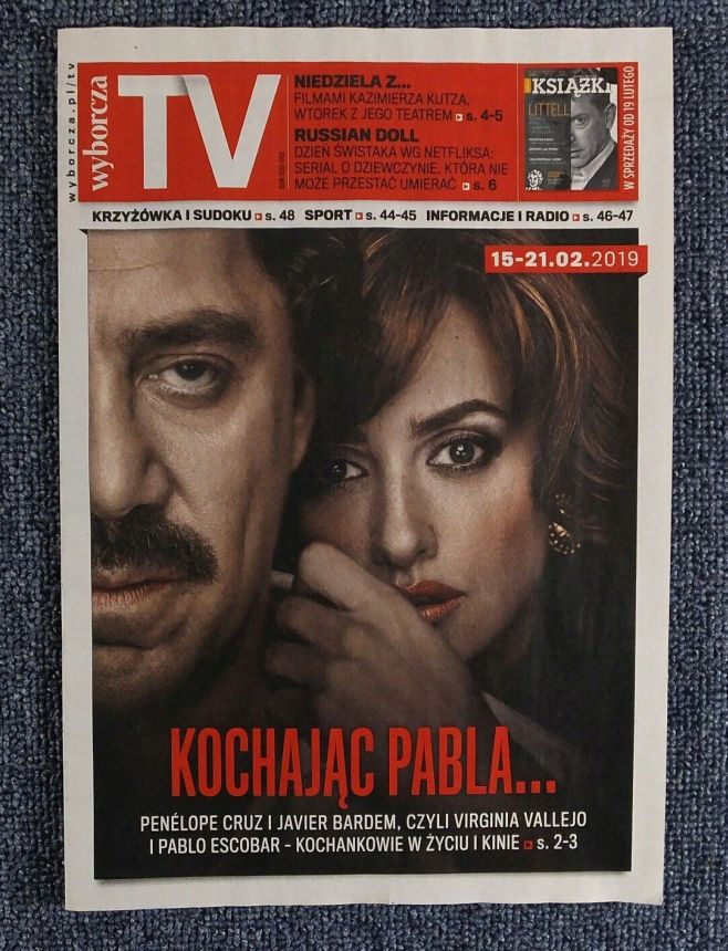 WYBORCZA TV magazine side cover 15 February 2019