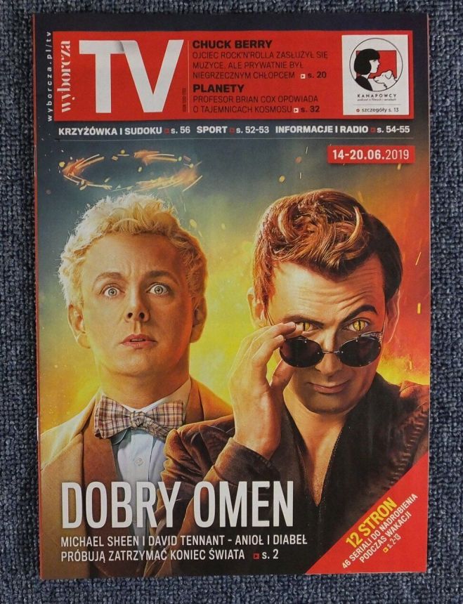 WYBORCZA TV magazine side cover 14 June 2019