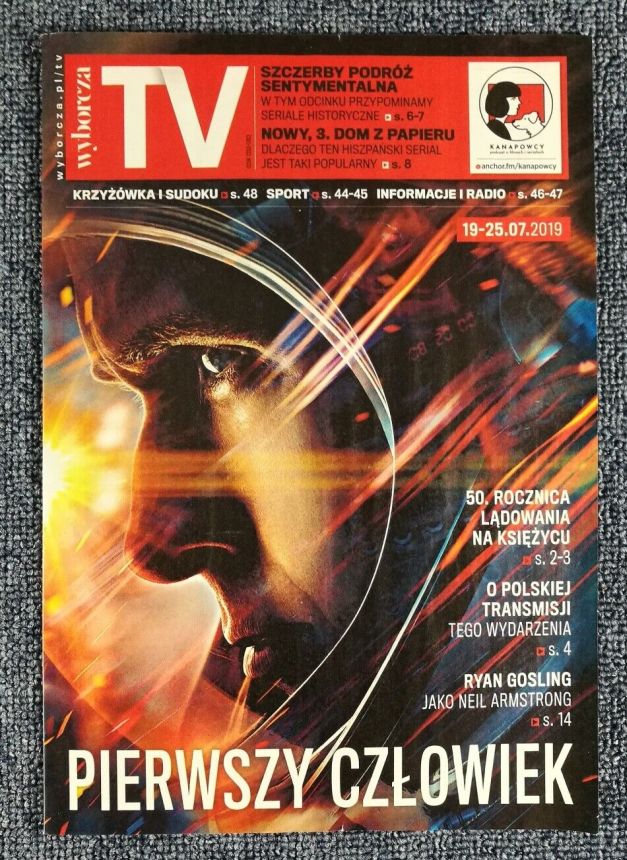 WYBORCZA TV magazine side cover 19 July 2019