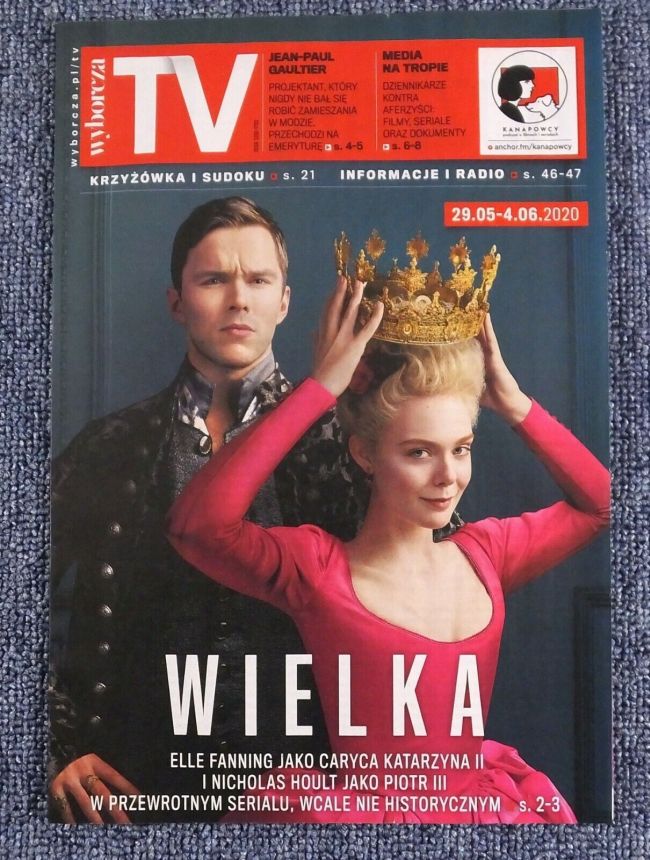 WYBORCZA TV magazine side cover 29 May 2020