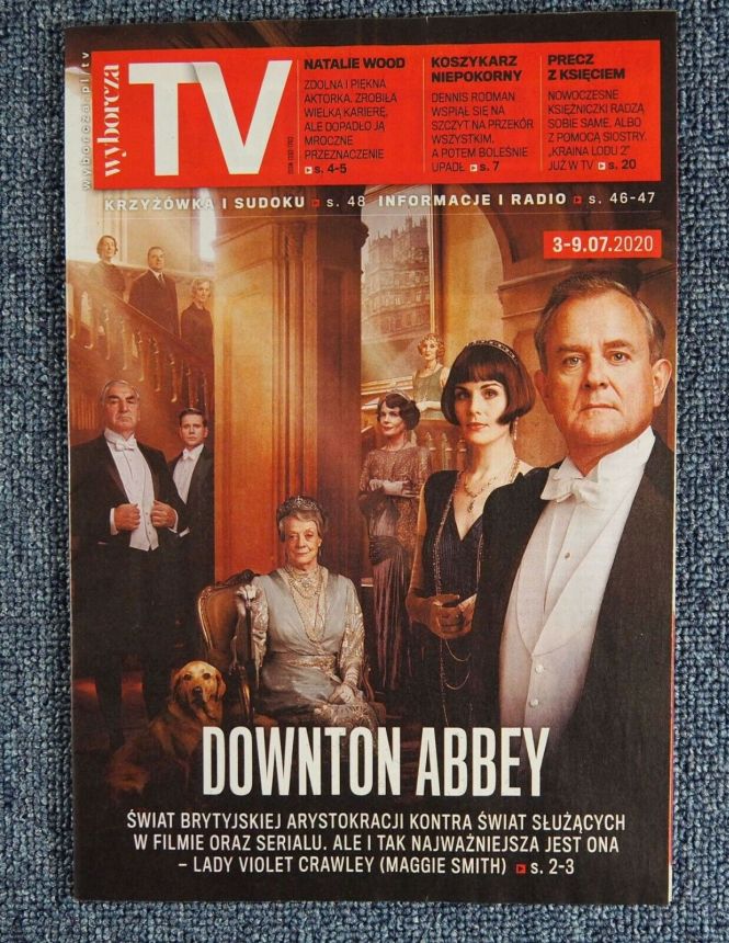 WYBORCZA TV magazine side cover 3 July 2020