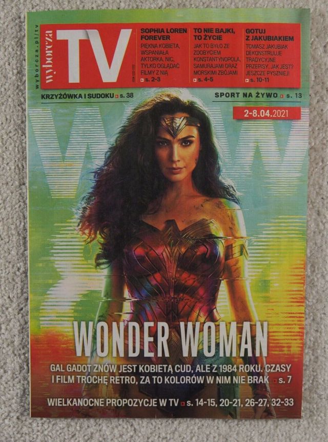 WYBORCZA TV magazine side cover 2 April 2021