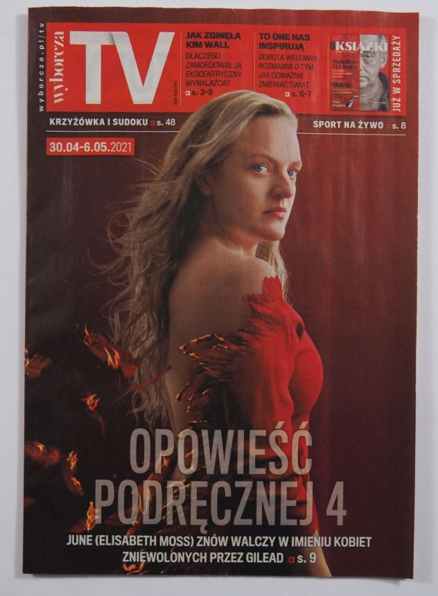 WYBORCZA TV magazine side cover 30 April 2021