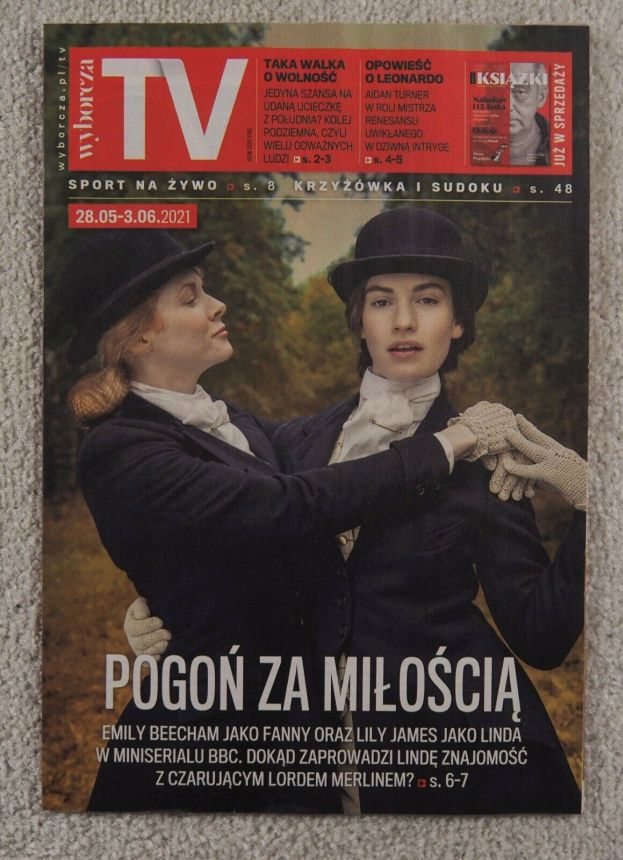 WYBORCZA TV magazine side cover 28 May 2021