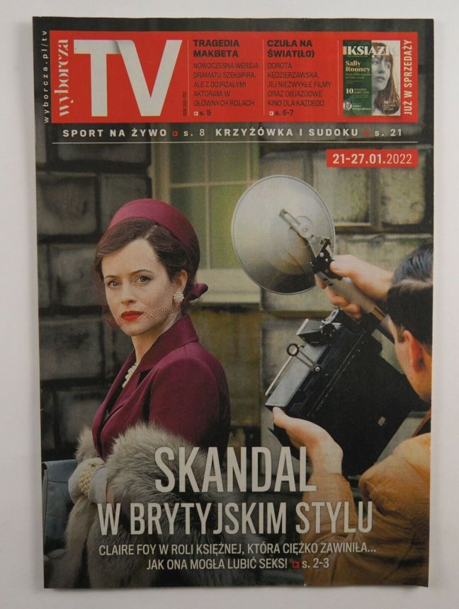 WYBORCZA TV magazine side cover 21 January 2022