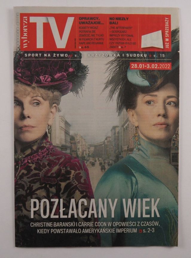 WYBORCZA TV magazine side cover 28 January 2022