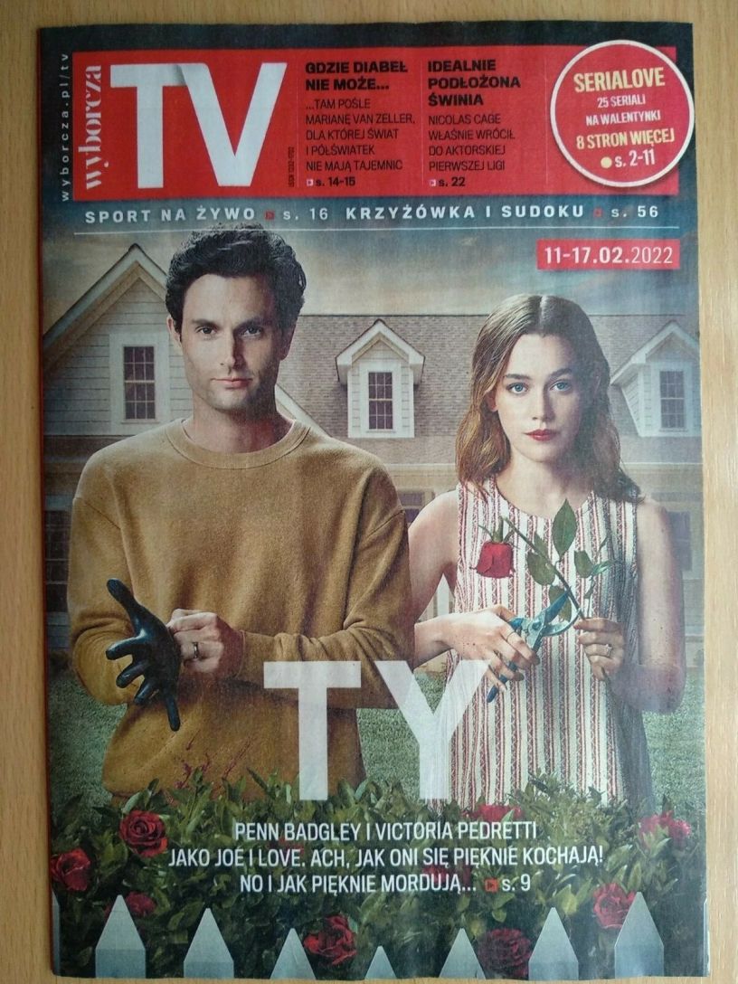 WYBORCZA TV magazine side cover 11 February 2022