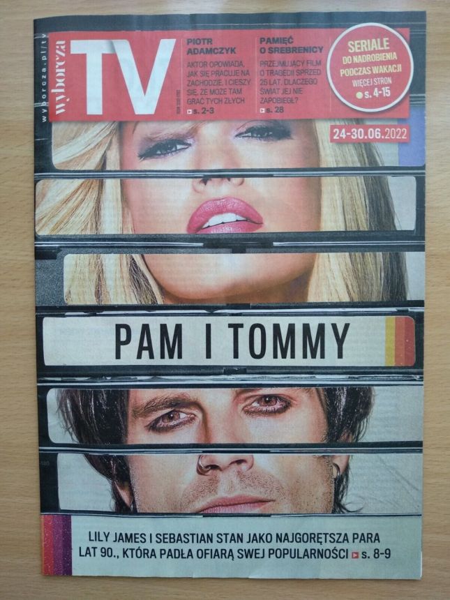 WYBORCZA TV magazine side cover 24 June 2022