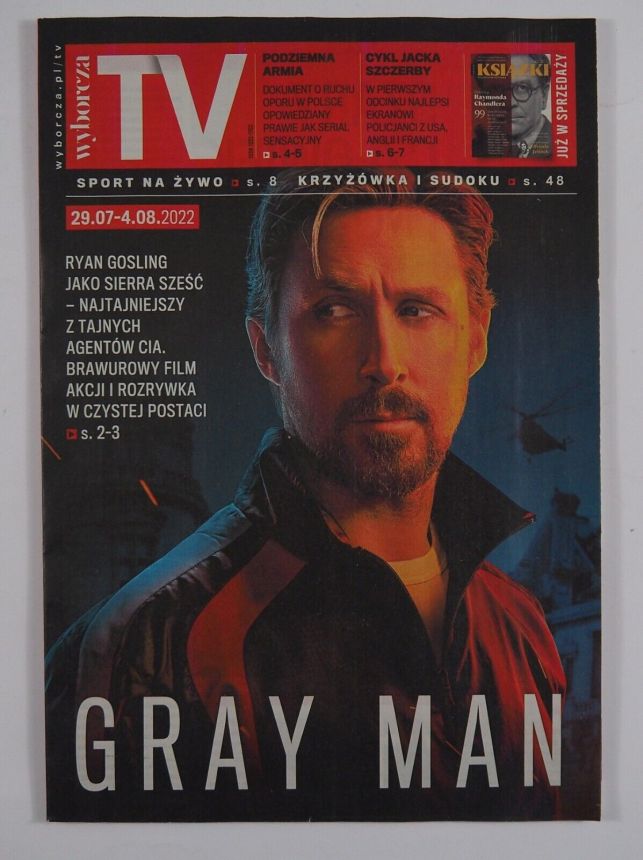 WYBORCZA TV magazine side cover 29 July 2022