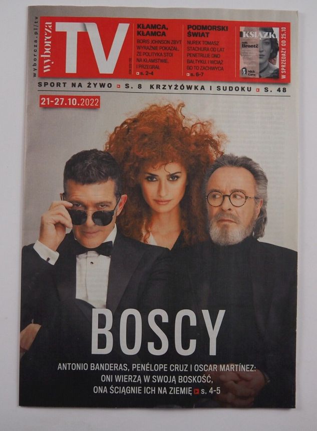 WYBORCZA TV magazine side cover 21 October 2022