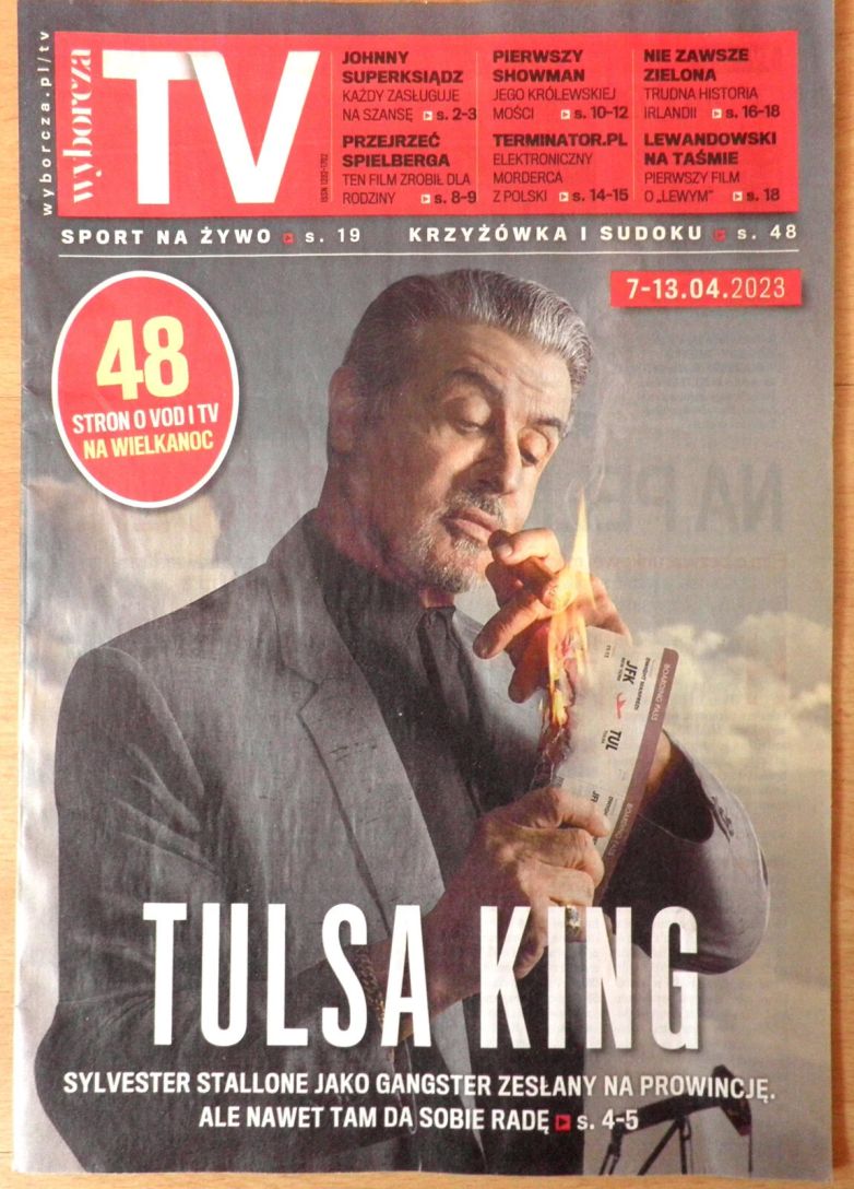WYBORCZA TV magazine side cover 7 April 2023