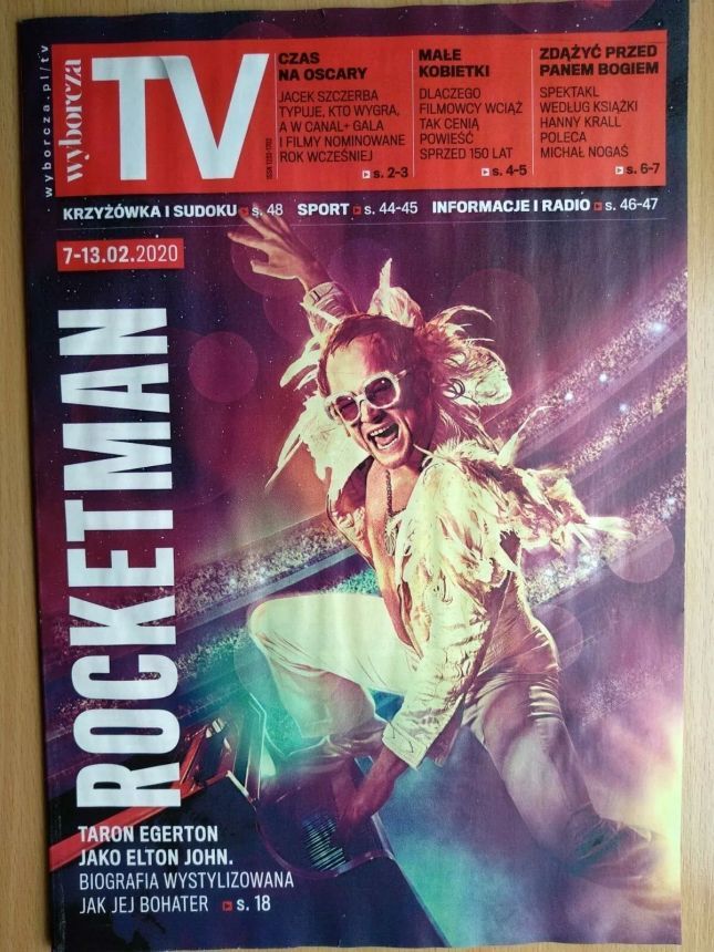 WYBORCZA TV magazine side cover 7 February 2020
