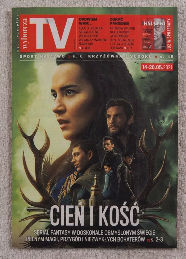 WYBORCZA TV magazine side cover 14 May 2021