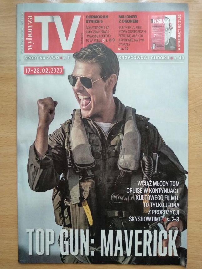 WYBORCZA TV magazine side cover 17 February 2023