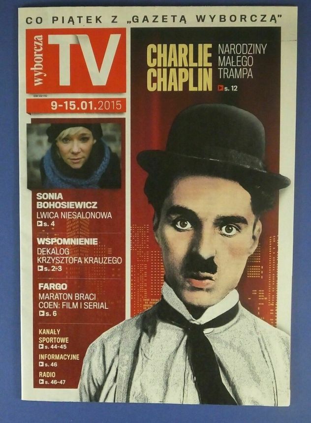 WYBORCZA TV magazine side cover 9 January 2015