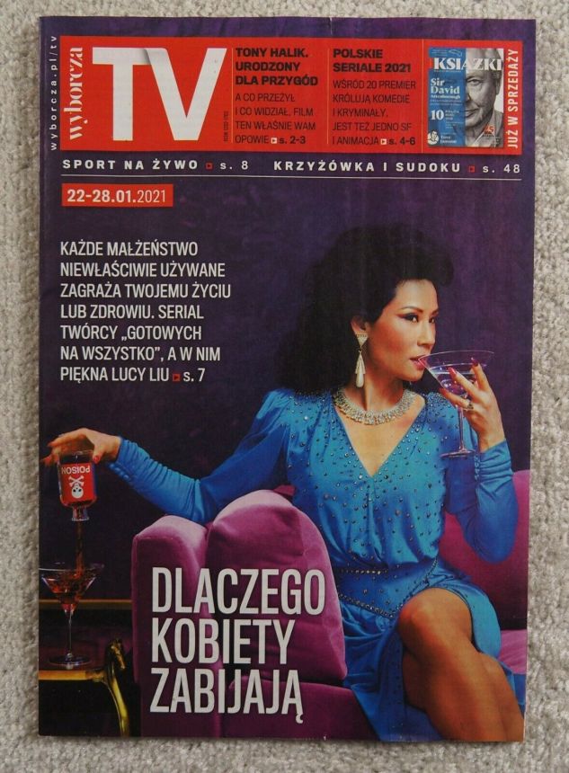 WYBORCZA TV magazine side cover 22 January 2021