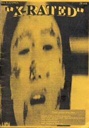 X-RATED (FINLAND) magazine cover Issue 3  1993