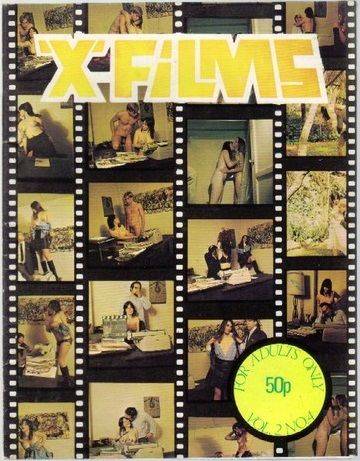 X-FILMS magazine side cover  Vol 2 # 4  1971