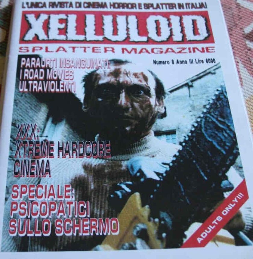 XELLULOID magazine side cover Issue 8  2002