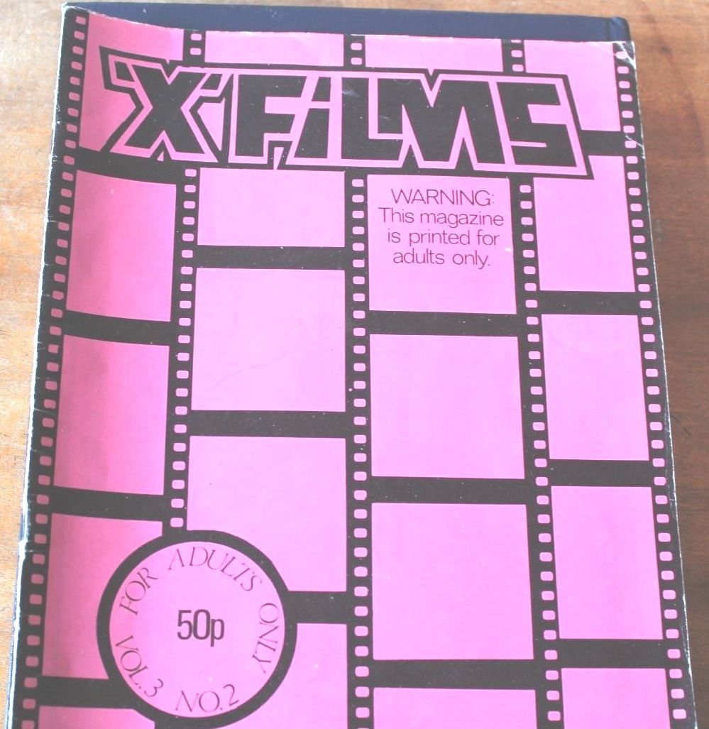 X-FILMS magazine side cover  Vol 3 No 2  1972