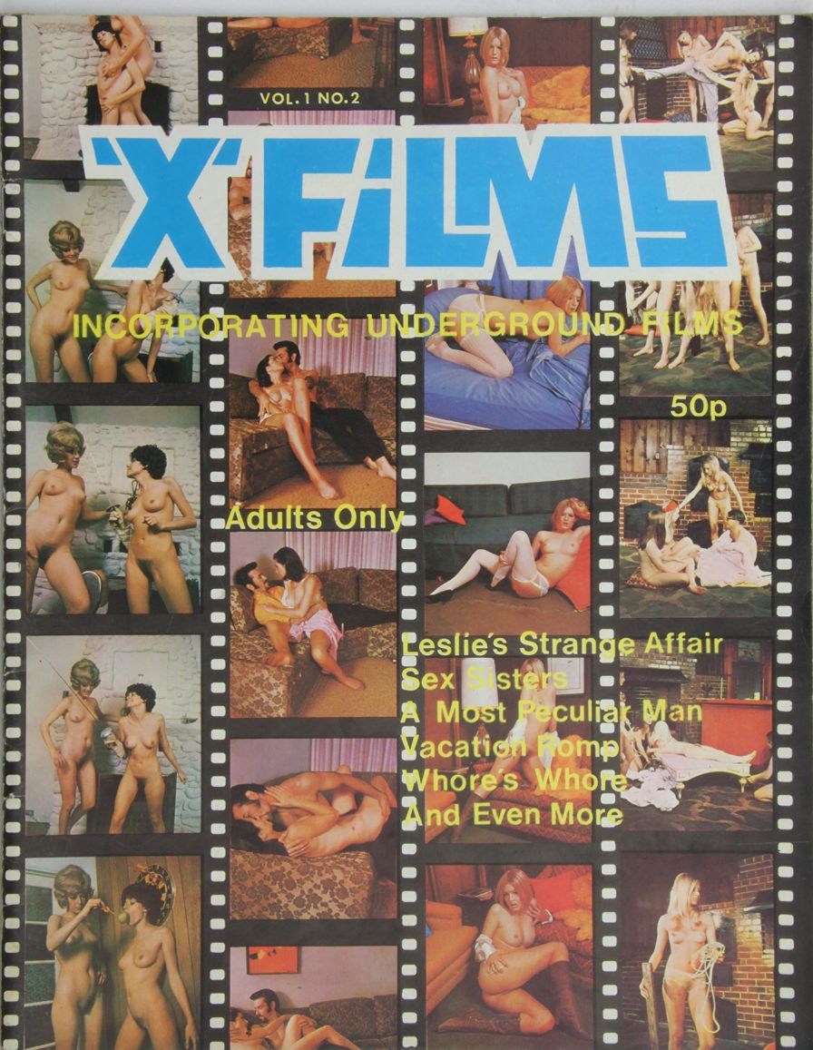 X-FILMS magazine side cover  Vol 1 No  2   1970